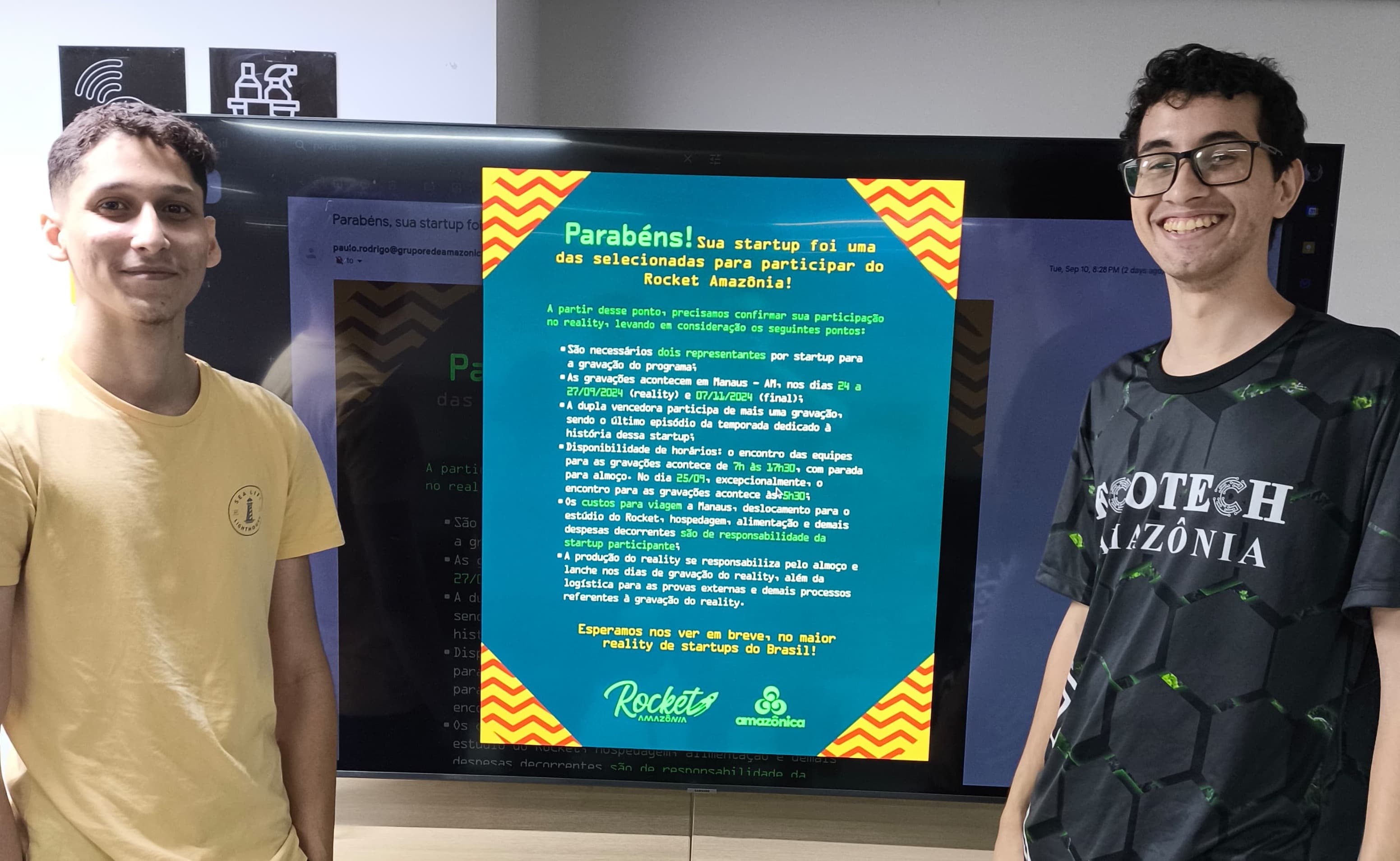 Capa da matéria: Startup criada na UNIR é selecionada para reality show